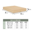 【ASSARI】精緻皮革二件式房間組_床頭片+6分床底(單大3.5尺)