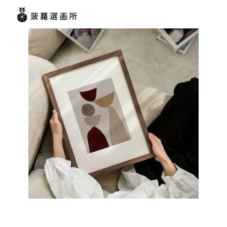 【菠蘿選畫所】黑胡桃實木畫框-A3尺寸(包含內襯卡紙/木質高階感擺臺/實木相框畫框/印刷裱畫)