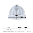 【日本OP mini】棉絨嬰兒帽 2色可選 粉紅/粉藍(新生兒 保暖親膚 100%日本製造)