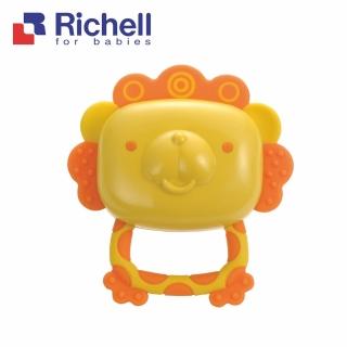 【Richell 利其爾】官方授權 小動物固齒器系列(可愛的動物造型吸引寶寶注意)