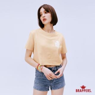 【BRAPPERS】女款 Sunday印花短版T恤(奶茶)