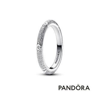 【Pandora 官方直營】Pandora ME 霧光磨砂寶石戒指