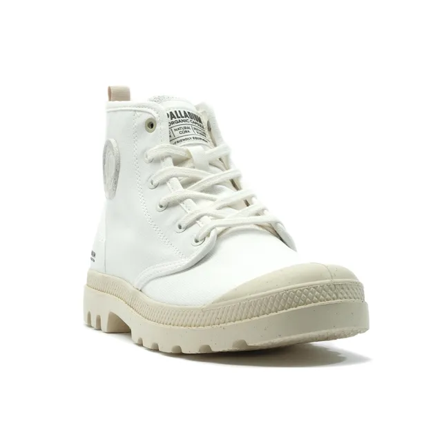 【Palladium】PAMPA HI ZIP ORGANIC拉鍊有機棉靴/休閒鞋-男鞋/女鞋-白(79101-116)