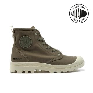 【Palladium】PAMPA HI ZIP ORGANIC拉鍊有機棉靴/休閒鞋-男鞋/女鞋-墨綠(79101-308)