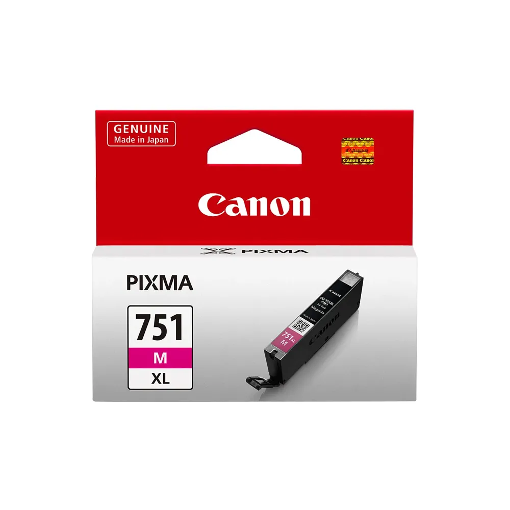 【Canon】CLI-751XL M 原廠紅色高容量墨水匣 適用 IP7270 IX6770 IP8770 MG5670 MG7570 MX727 MX927