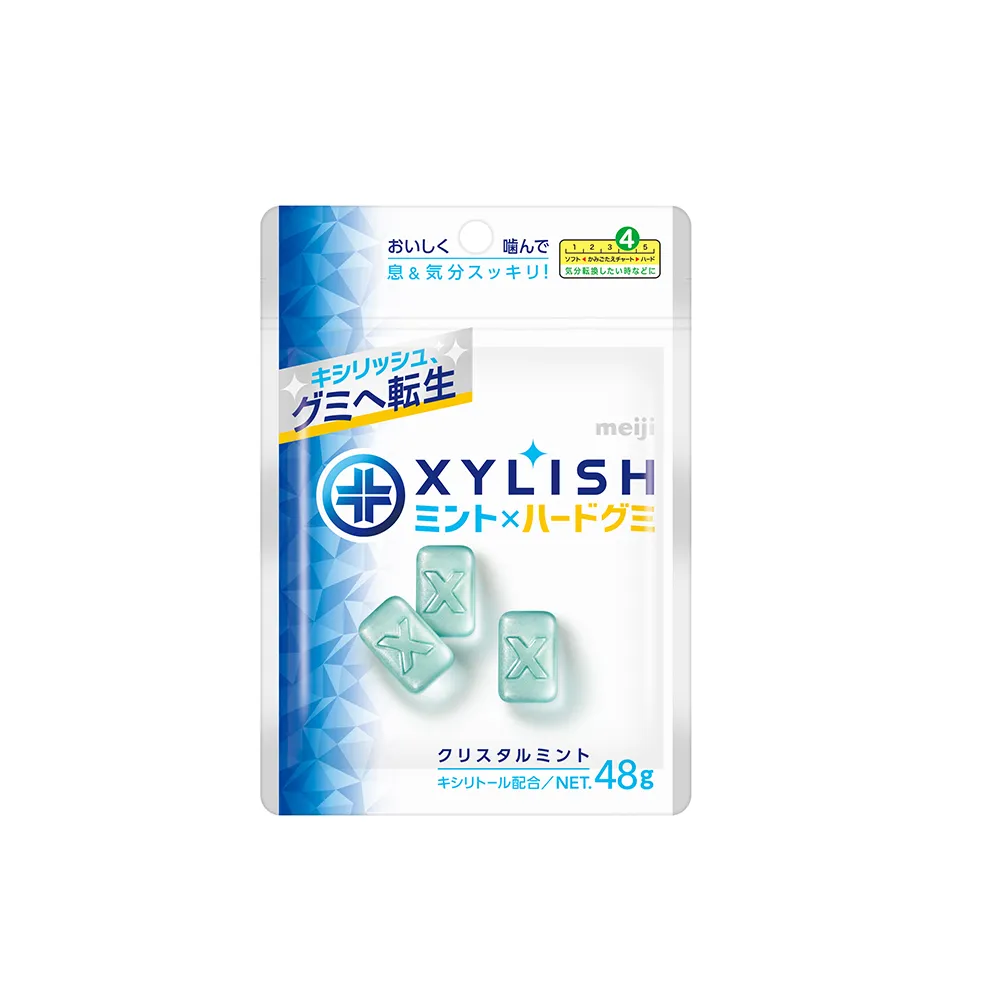 【Meiji 明治】XYLISH薄荷嚼感軟糖(48g/包)