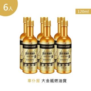 【車僕屋】大金罐濃縮型燃油寶120ml 6入(機車汽油精 汽車積碳清潔劑 汽油新增劑 燃油寶)