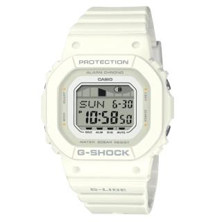 【CASIO 卡西歐】G-SHOCK 纖薄精巧 衝浪運動 潮汐顯示 沙灘淨白 GLX-S5600-7B 40.5mm