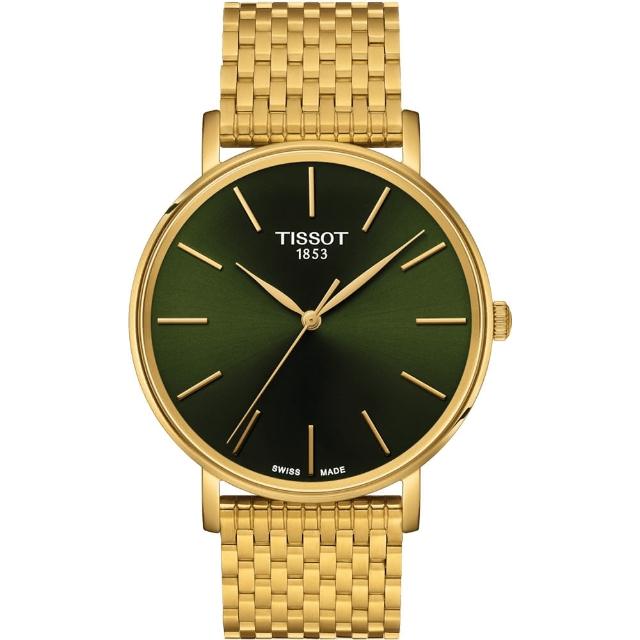 【TISSOT 天梭 官方授權】EVERYTIME 經典簡約時尚石英錶-40mm 情人節 禮物(T1434103309100)