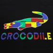 【Crocodile Junior 小鱷魚童裝】『小鱷魚童裝』經典鱷魚拚色印圖T恤(產品編號 : C65411-09 小碼款)