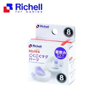 【Richell 利其爾 官方授權】AQ直飲杯上蓋組(LC三代、四代冷水、臺日、AQ、米飛水壺用配件)