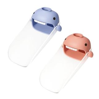 【KStore】張嘴造型兒童洗手水龍頭延伸器2入(延伸器 水龍頭延伸 延伸器 引水器)