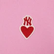 【MLB】KIDS 大學T 童裝  Heart系列 紐約洋基隊(7AMTH0131-50PKS)