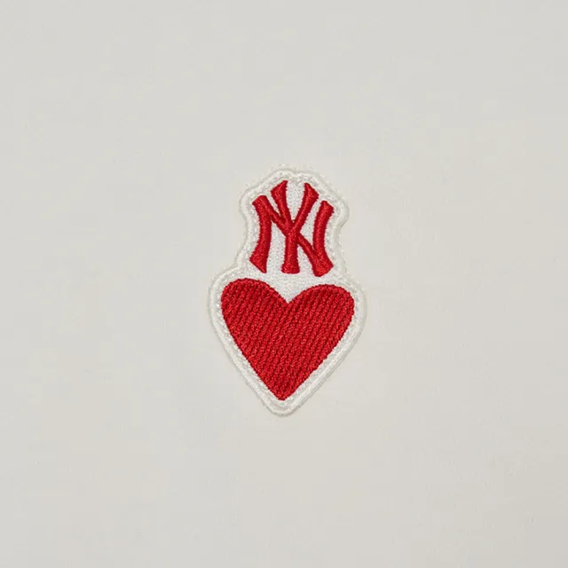 【MLB】KIDS 大學T 童裝  Heart系列 紐約洋基隊(7AMTH0131-50IVS)