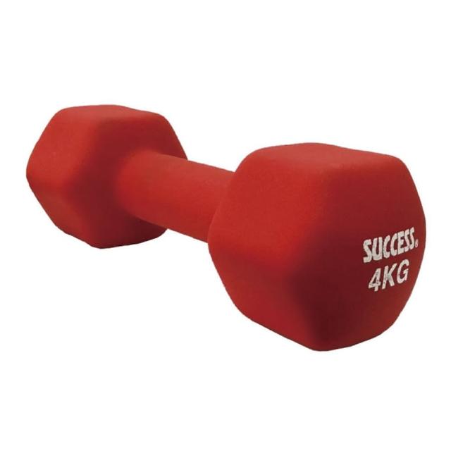 【SUCCESS 成功】啞鈴4KG-1入(防滑 塑身)