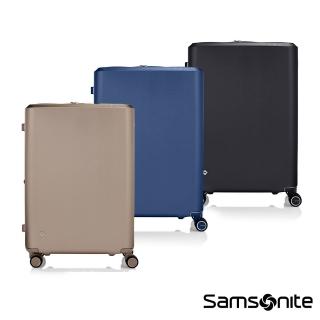 【Samsonite 新秀麗】28吋 Evoa Z 可擴充拉絲光澤防盜拉鍊PC減震輪行李箱(多色可選)