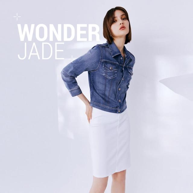 【BRAPPERS】雙11 女款 玉石丹寧系列-wonder jade彈性牛仔外套(淺藍)