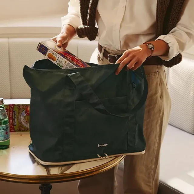 【gin gin】韓國 Branden 最大空間釋放 摺疊旅行 托特包(旅行收納袋 行李袋 登機箱 手提袋)