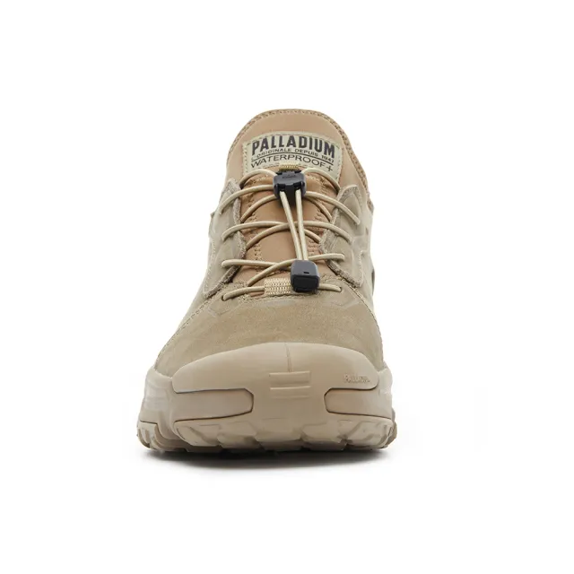 【Palladium】OFF-GRID LTH WP+快穿皮革輪胎橘標低筒防水靴-中性-深棕(74064-297)