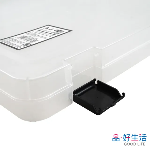 【GOOD LIFE 品好生活】日本製 透明40型 A4文件收納盒（30.7x23.5cm）(日本直送 均一價)