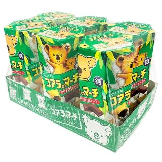 【Lotte 樂天】樂天小熊餅-巧克力37g*6/草莓風味37g*6/牛奶風味37g*6
