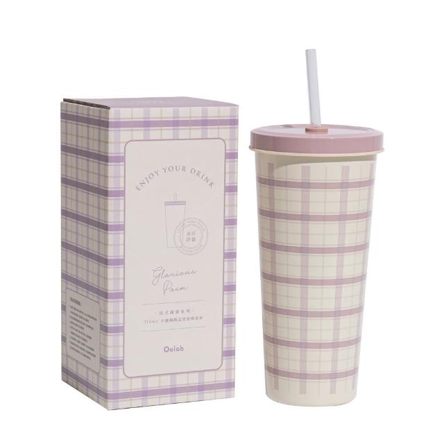 【IKUK 艾可】真陶瓷保溫珍奶冰壩杯900ml(直飲杯/保溫冰霸杯 /真空保溫杯 /環保杯/隨行杯)