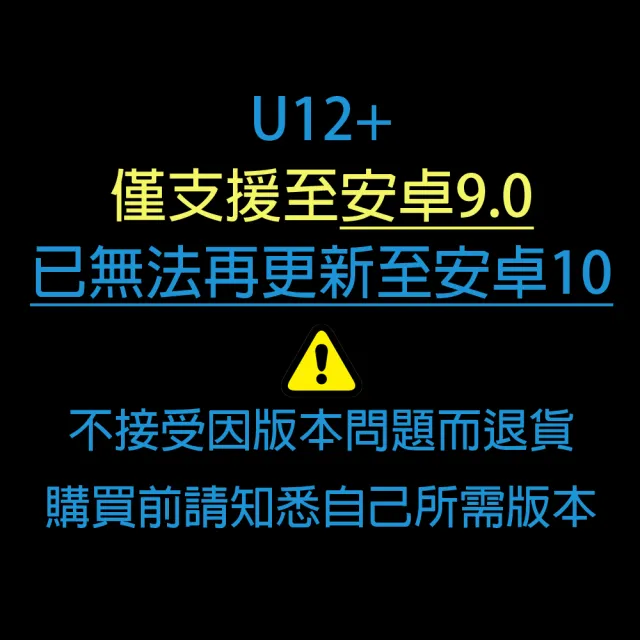 【HTC 宏達電】B級福利品 HTC U12+ 6G/128G(贈 防護鏡 純棉圓領短T)