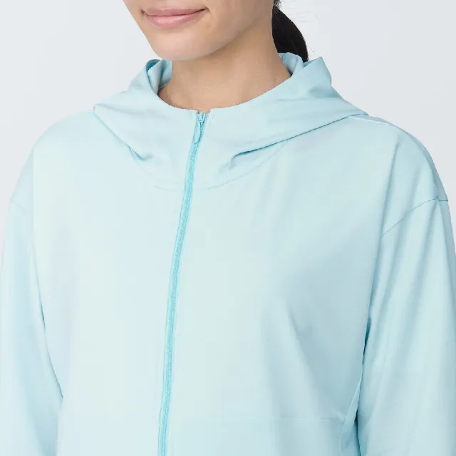 【MUJI 無印良品】女抗UV速乾聚酯纖維拉鍊外套(共5色)