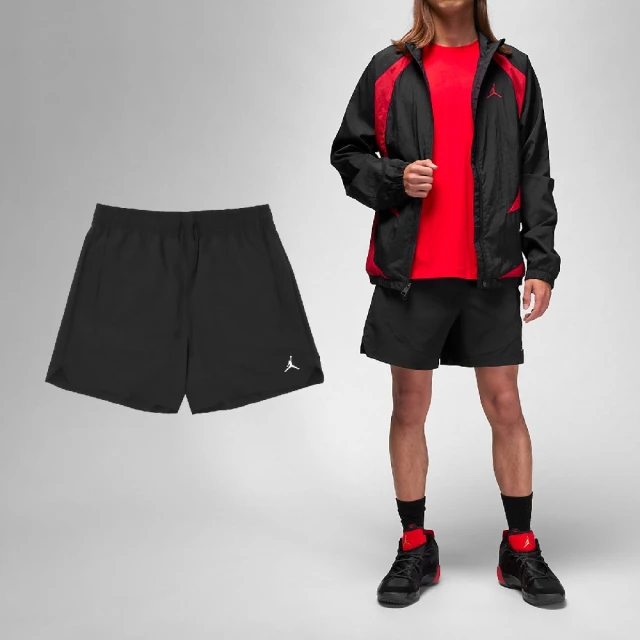 NIKE 耐吉NIKE 耐吉 短褲 Jordan Dri-FIT Sport Shorts 男款 黑 白 梭織 速乾 運動褲(FN5843-010)