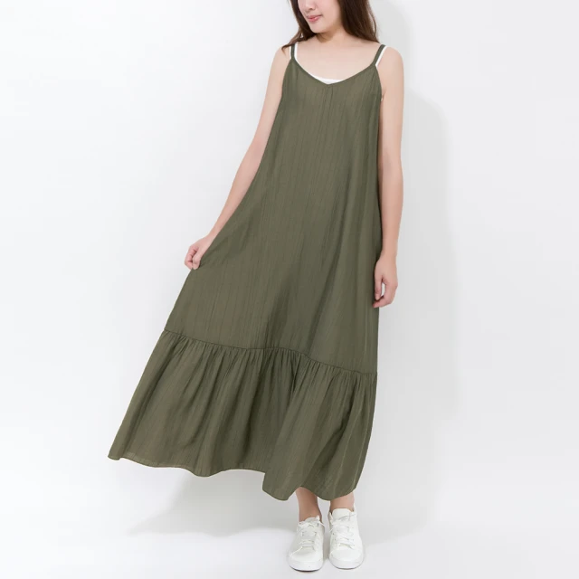 Pure 衣櫃 經典條紋純棉BRA連身裙(KDDY-708)