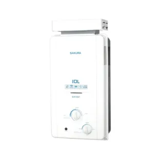 【SAKURA 櫻花】抗風型屋外傳統熱水器GH1021 10L(原廠安裝)