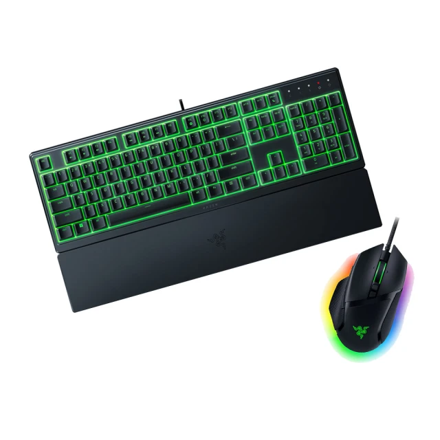 Razer 雷蛇 Basilisk V3 巴塞利斯蛇有線電競滑鼠組★Ornata V3 X 雨林狼蛛 V3 X中文有線鍵盤