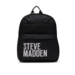 【STEVE MADDEN】BSATURNS 大容量LOGO三合一子母後背包(黑色)