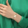 【COACH】官方授權經銷商 Cadie 馬車長方皮革鍊帶 類八角 小香女錶-17.5mm 畢業 禮物(14504282)