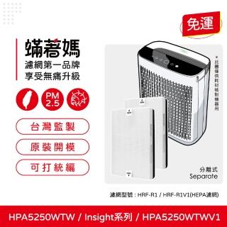 【著媽】HEPA濾網1套2入組(適用 Honeywell HPA5250TW HPA5250WTWV1 Insign系列 空氣清淨機)