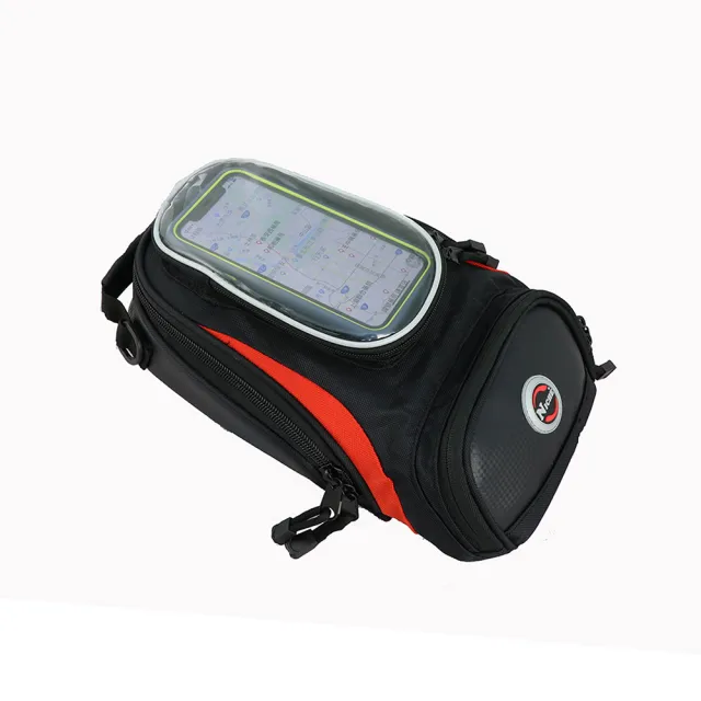 【Niche 樂奇】重機蝶型小油箱包 吸盤式 NMO-8229A 附肩背帶(導航GPS油箱包 騎士智慧手機油箱袋 環島包)
