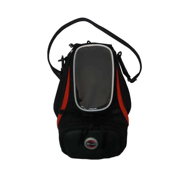 【Niche 樂奇】重機蝶型小油箱包 吸盤式 NMO-8229A 附肩背帶(導航GPS油箱包 騎士智慧手機油箱袋 環島包)