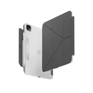【UNIQ】iPad Pro 11 2024 M4 Camden Click 磁吸設計帶筆槽多功能極簡透明保護套