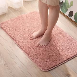 【帕斯特地墊】2入- 40*60cm 加厚3cm絨毛地墊 浴室居家吸水地墊 防滑地墊 可機洗(腳踏墊地毯)