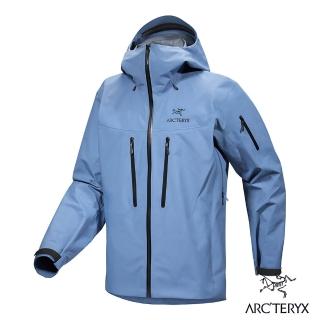 【Arcteryx 始祖鳥官方直營】男 Alpha SV 防水外套(石洗藍)