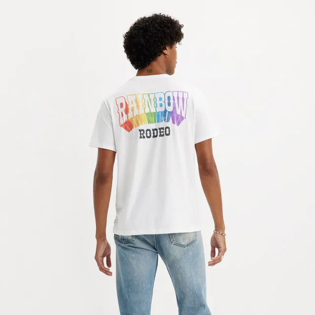 【LEVIS 官方旗艦】Pride平權系列 男女同款短袖Tee恤 熱賣單品 24671-0041