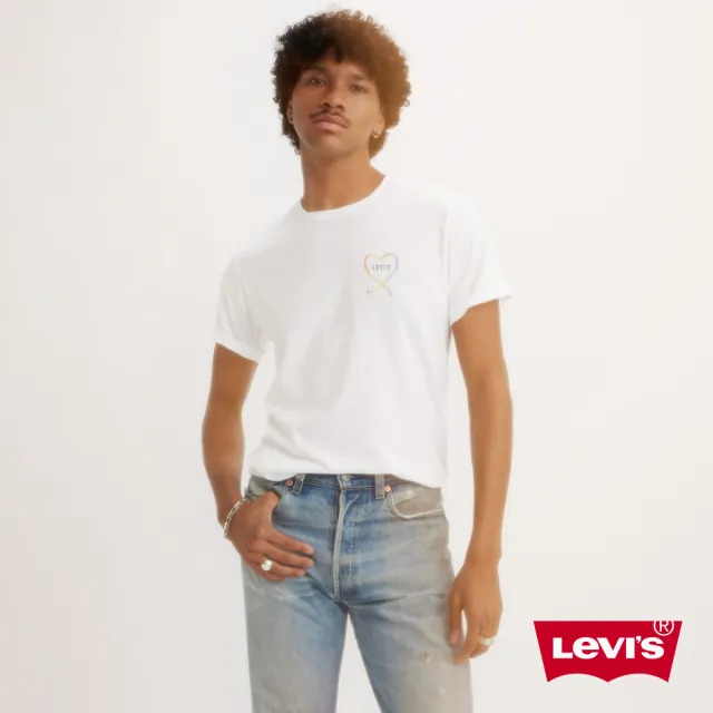 【LEVIS 官方旗艦】Pride平權系列 男女同款短袖Tee恤 熱賣單品 24671-0041