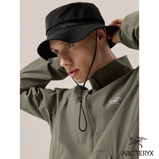 【Arcteryx 始祖鳥】Cranbrook 抗UV 遮陽帽(黑)