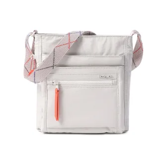 【Hedgren】INNER CITY系列 HIC370 ORVA款式 RFID防盜 四層收納 方形側背包(摺紋白)