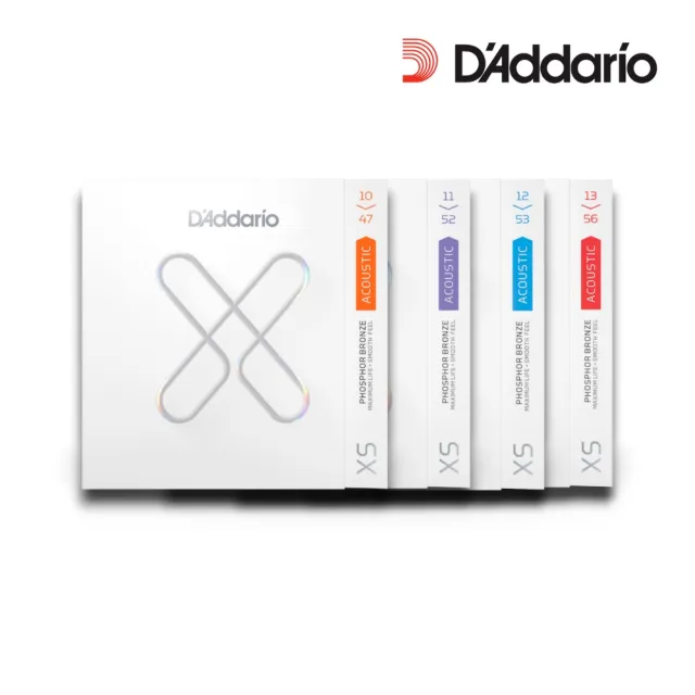 【D’Addario】XSAPB系列 薄膜塗層磷青銅木吉他弦/卓越品質首選(民謠吉他弦 Strings 包膜弦 防鏽弦)