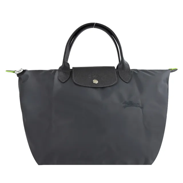 【LONGCHAMP】LE PLIAGE GREEN系列刺繡再生尼龍摺疊後背包/水餃包(多款選)