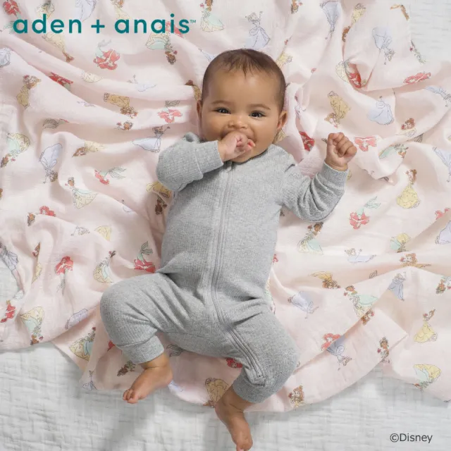 【aden+anais 官方直營】迪士尼經典多功能包巾4入/2款(迪士尼公主/迪士尼夥伴)