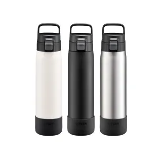 【TIGER虎牌】大容量手提彈蓋不鏽鋼保冷瓶800ml(MTA運動水瓶/戶外登山/輕量保冰杯)