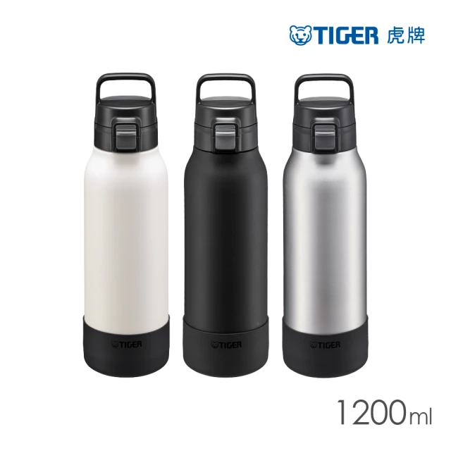 TIGER 虎牌 抗菌加工大容量運動型不鏽鋼保冷瓶1.2L(MTA-B120)