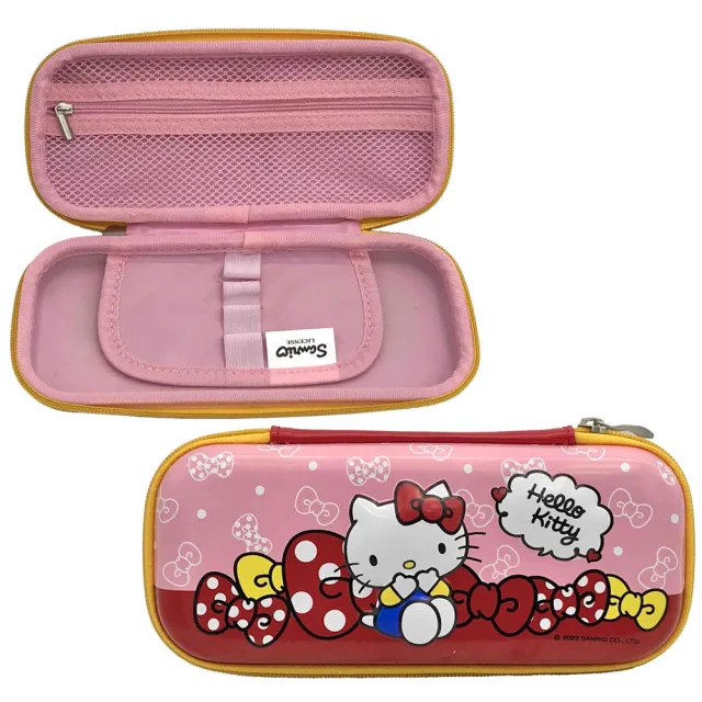 【SANRIO 三麗鷗】Hello Kitty立體硬殼筆盒(台灣正版授權)